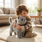 Interactive Puppy Toy with Lifelike Walking Motion and Tail Wagging, Battery Powered Plush