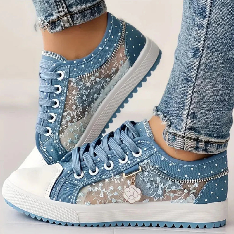 Women's Orthopedic Sneakers with Arch Support and Spacious Toe Box