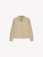 Nanso women's relaxed short MIMI jacket in a beautiful brown shade in a product picture