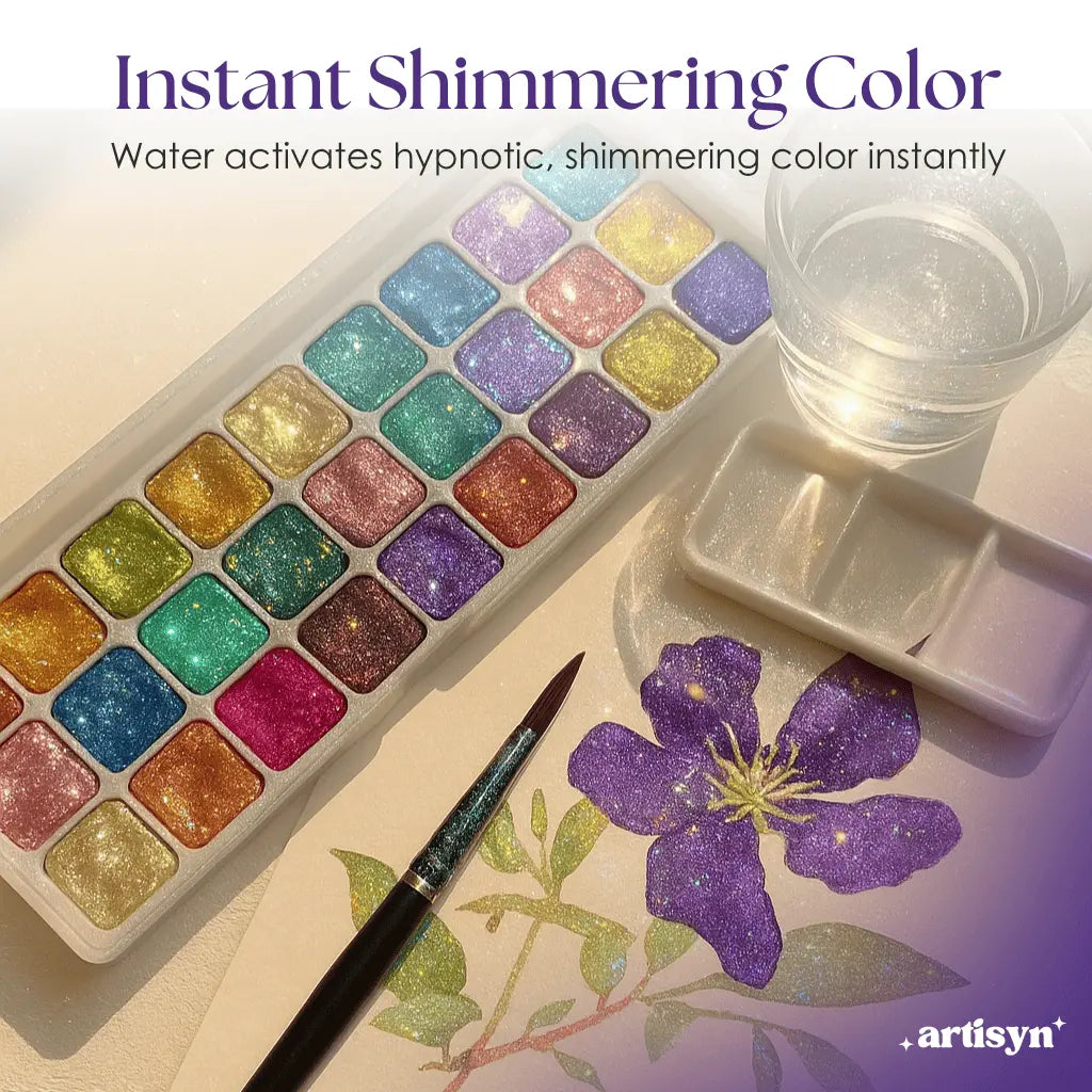 Watercolor Set for Easy Art Creation with LumaColor