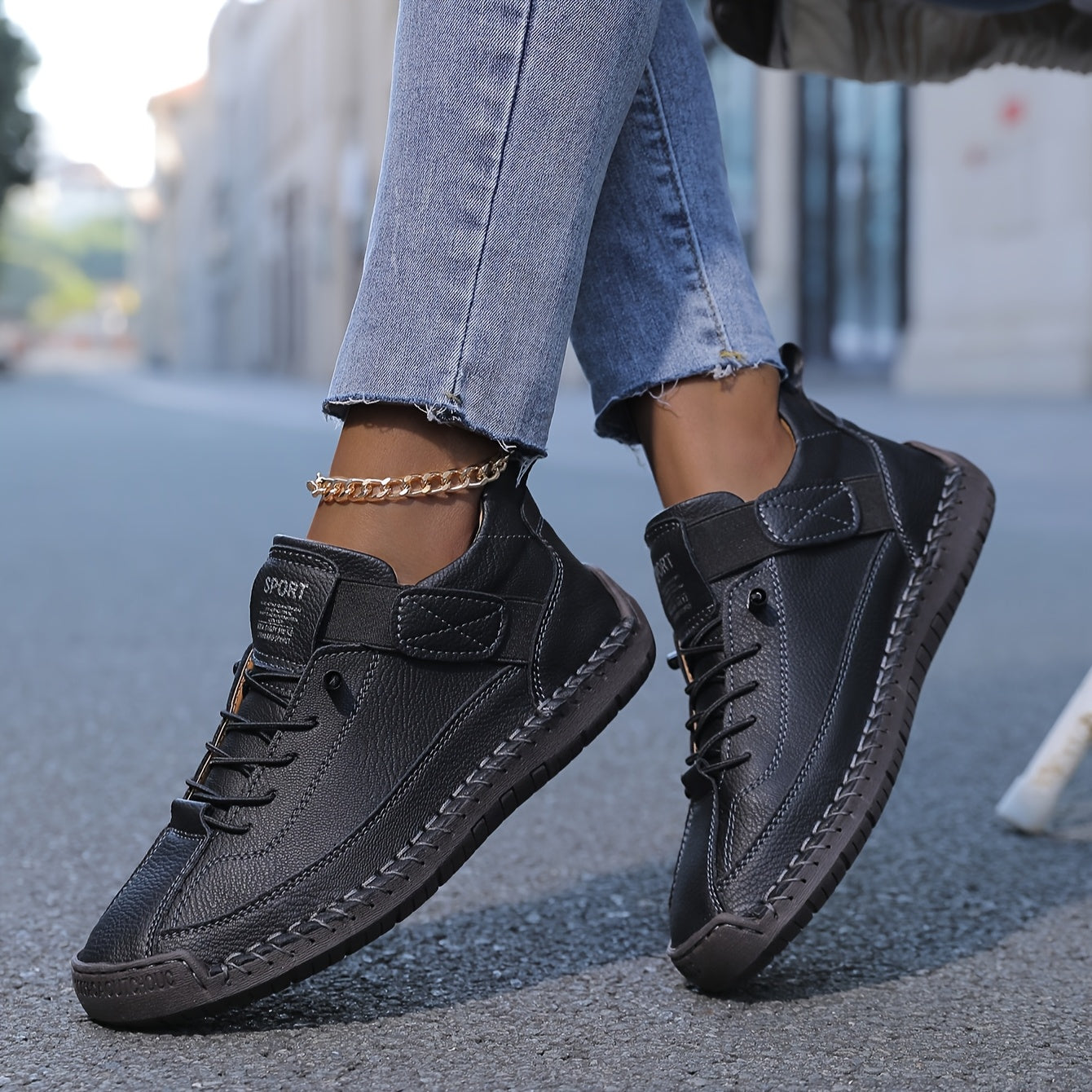 Orthopedic Sneakers with Adaptive Cushioning and Breathable Upper, Slip-On Design