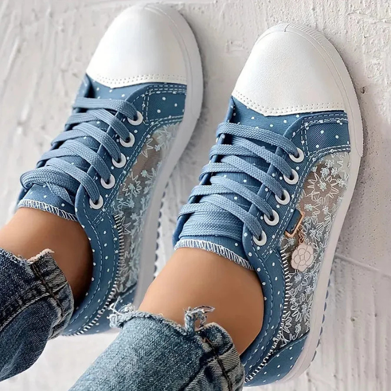 Women's Orthopedic Sneakers with Arch Support and Spacious Toe Box