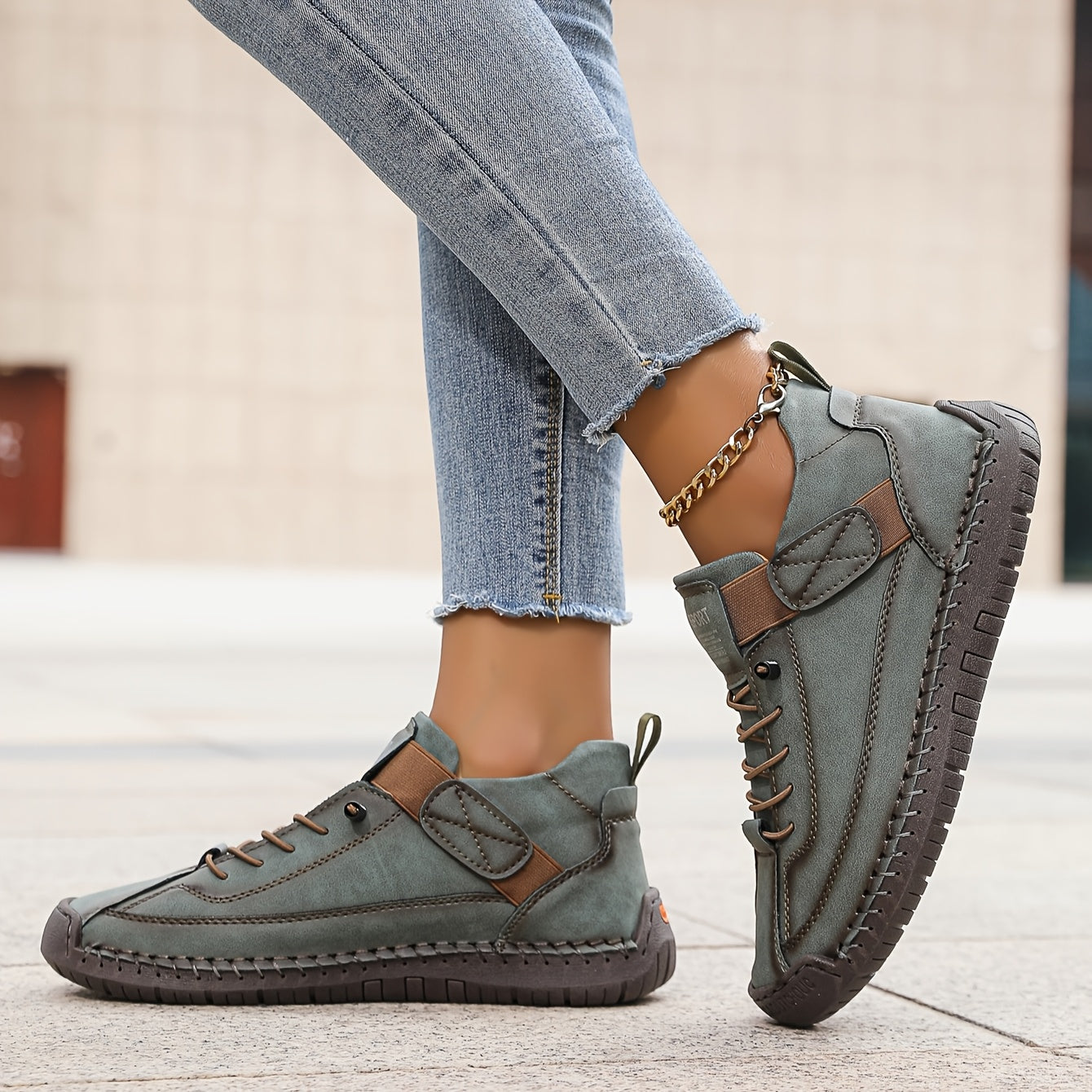 Orthopedic Sneakers with Adaptive Cushioning and Breathable Upper, Slip-On Design
