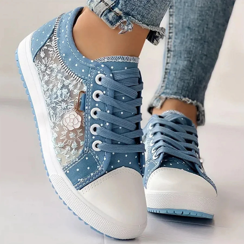 Women's Orthopedic Sneakers with Arch Support and Spacious Toe Box