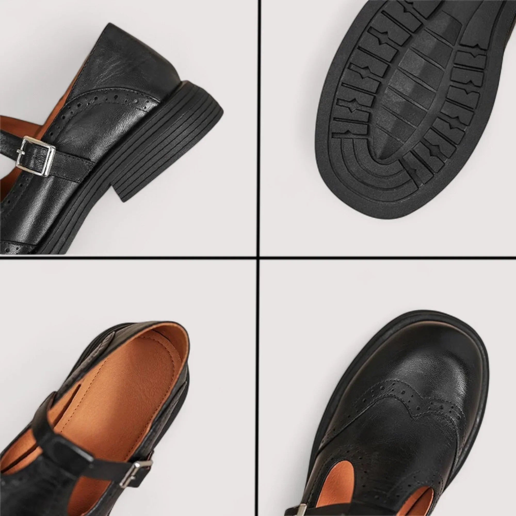 Women's Orthopedic Mary Jane Shoes with Arch Cushioning and Adjustable Strap