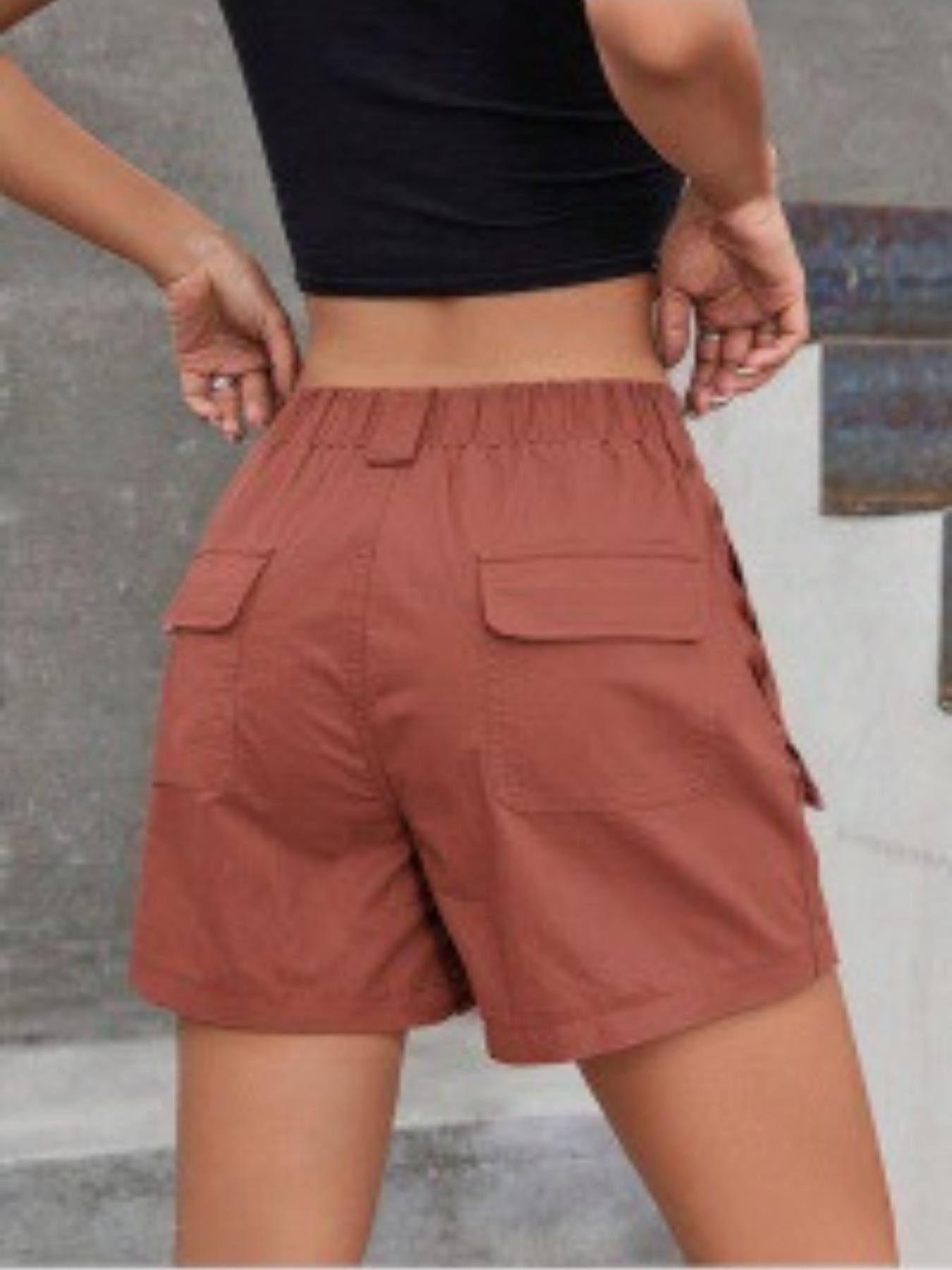 Cargo Shorts with Multiple Utility Pockets and Breathable Fabric, Relaxed Fit
