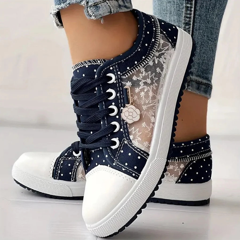 Women's Orthopedic Sneakers with Arch Support and Spacious Toe Box