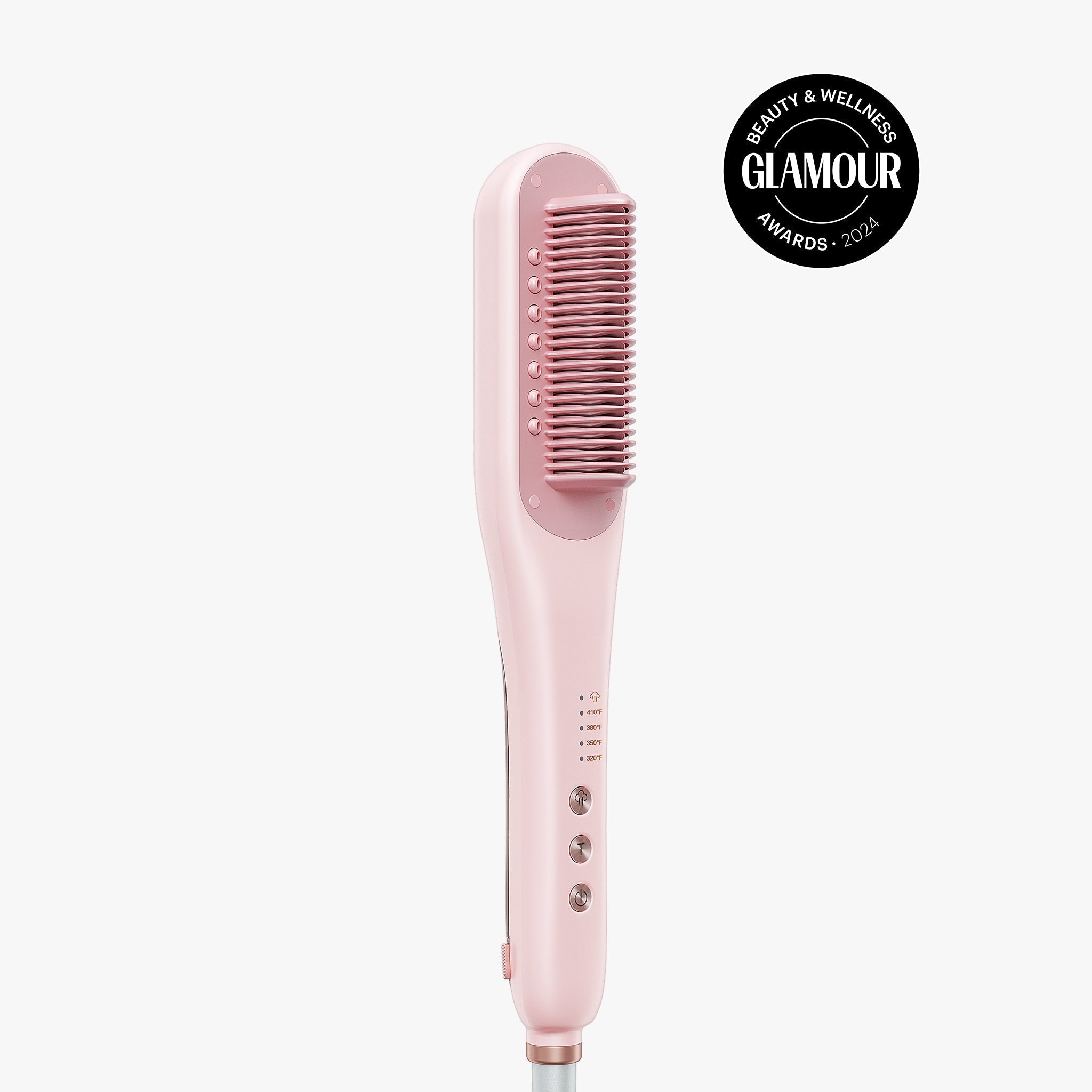 Steam Hair Straightening Brush with Ionic Technology and Ceramic Plates, Auto Shut-Off