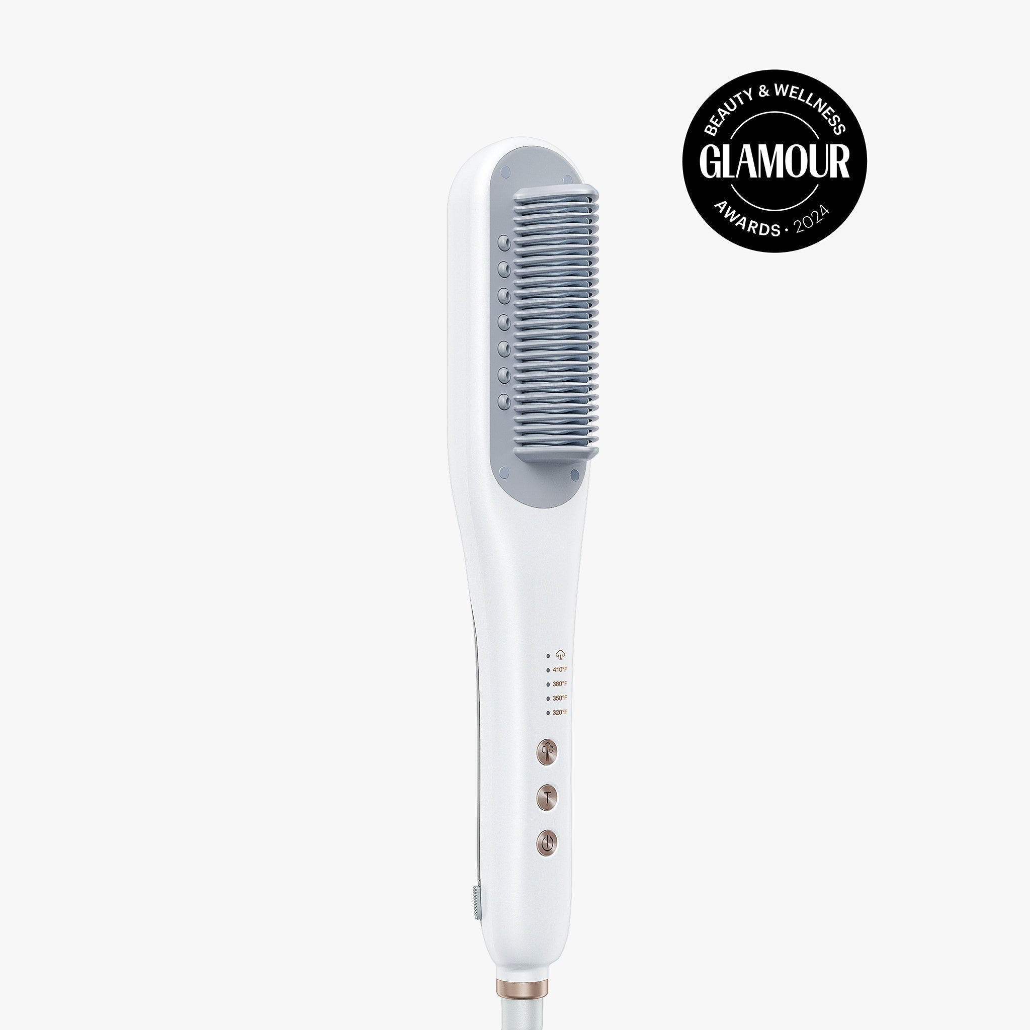 Steam Hair Straightening Brush with Ionic Technology and Ceramic Plates, Auto Shut-Off