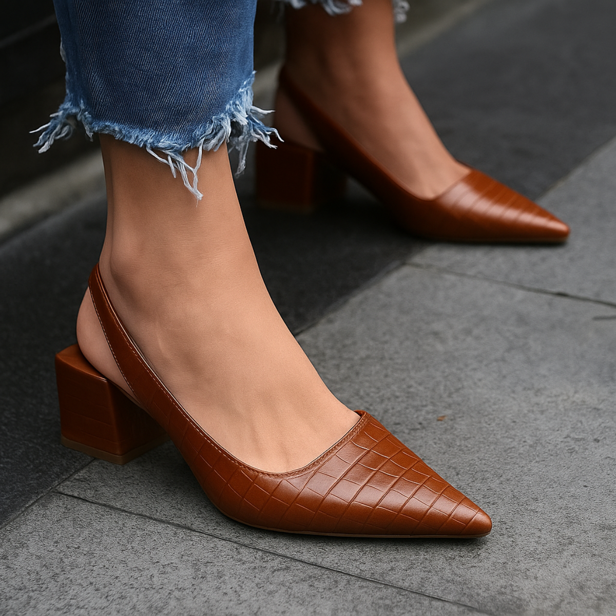 Orthopedic Heels with Cushioned Insole and Lightweight Design for Women