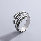 Adjustable Sterling Silver Memorial Ring with Hypoallergenic Design