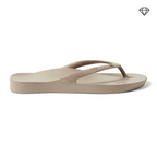 Arch Support Thong Sandals with Crystal Embellishment and Molded Footbed