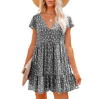 Breathable Summer Dress with Feminine Silhouette and Lightweight Fabric