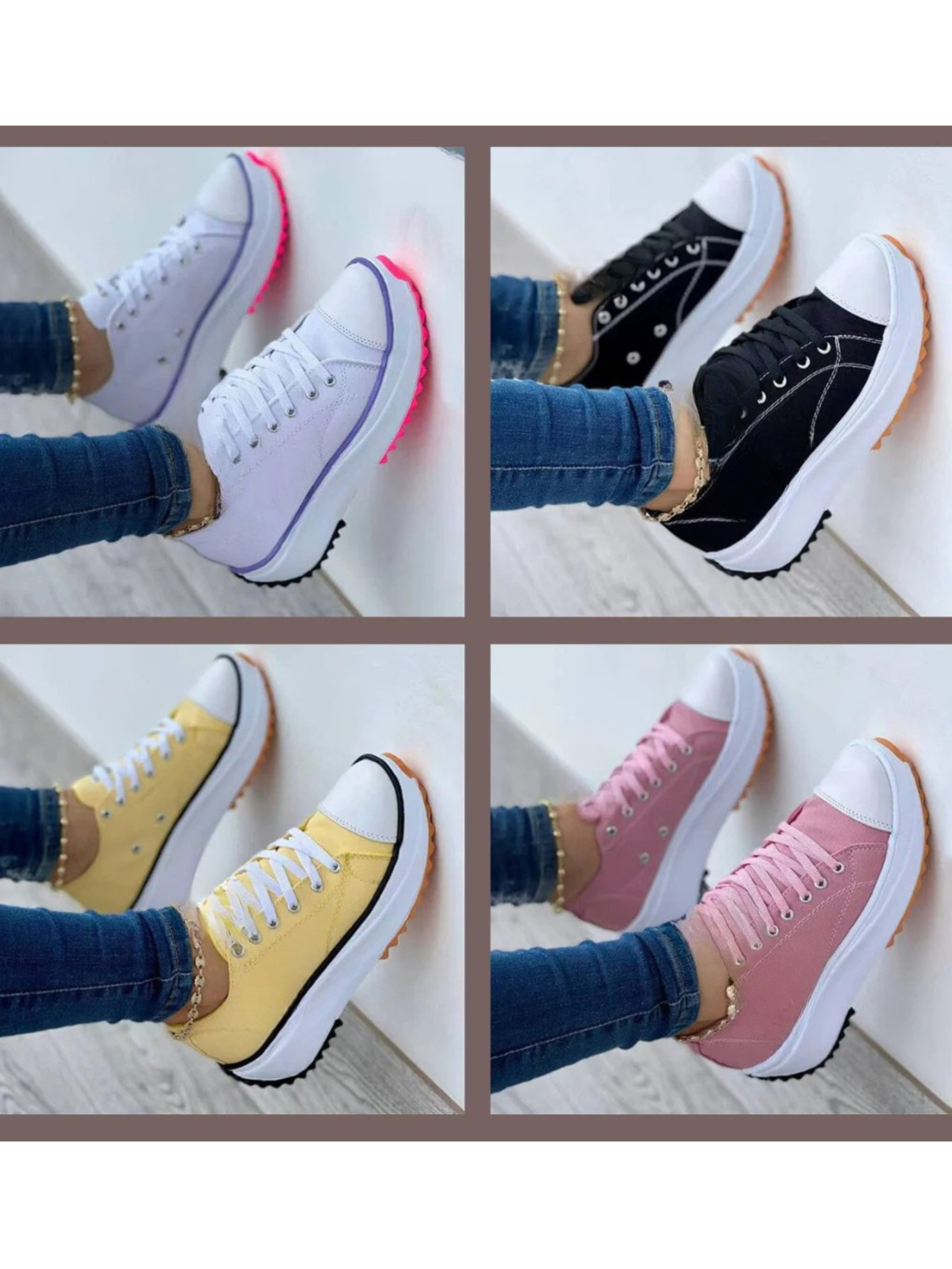 Orthopedic Walking Sneakers for Women with Arch Support and Shock-Absorbing Sole