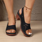 Bohemian Sandals for Women with Cushioned Arch Support and Slip-Resistant Sole
