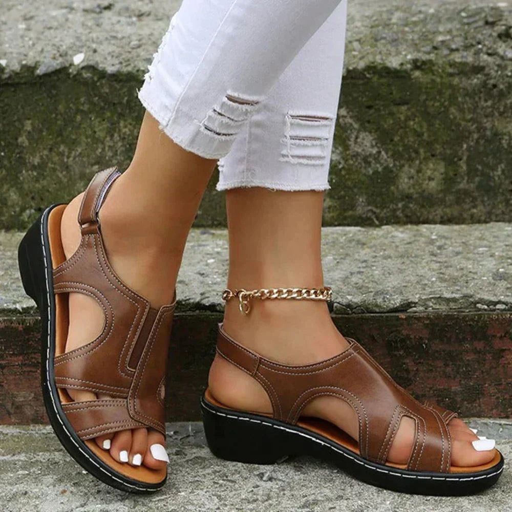 Orthopedic Sandals with Tri-Arch Support and Gel Insole Technology