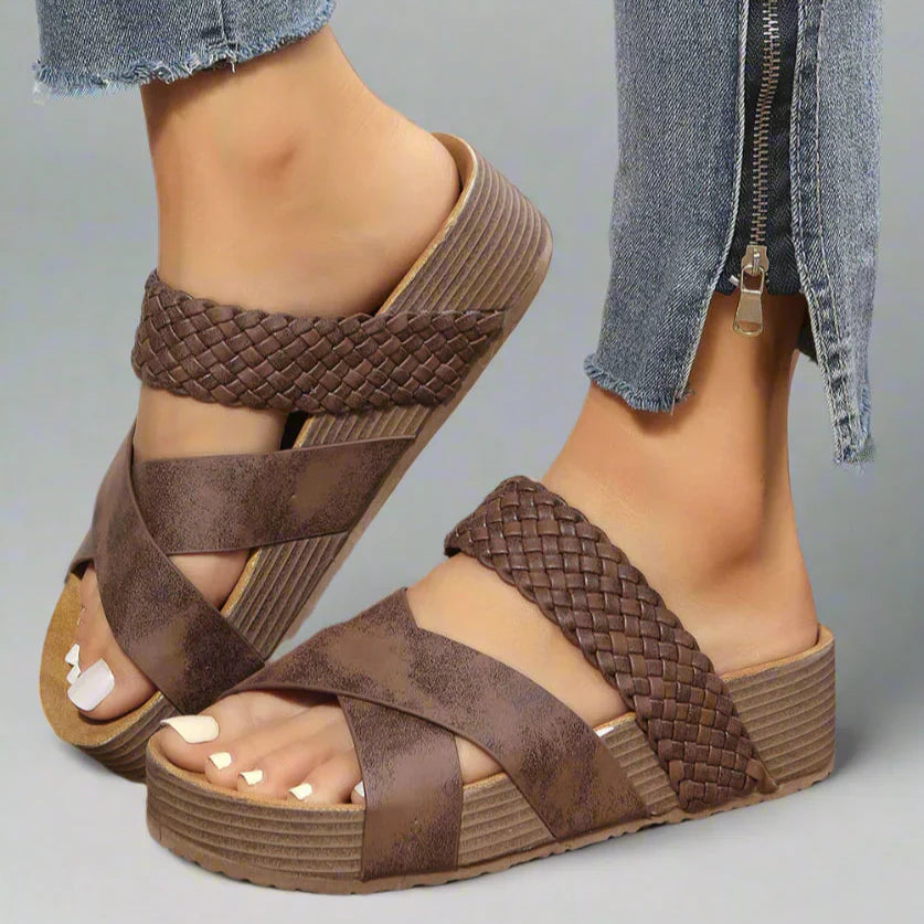 Cushioned Orthopedic Sandals with Ergonomic Sole and Breathable Design