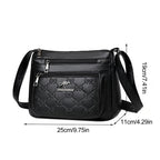 Large Capacity Women's Shoulder Bag, Multi-layer Fashionable Mother's Bag for Middle-aged Women