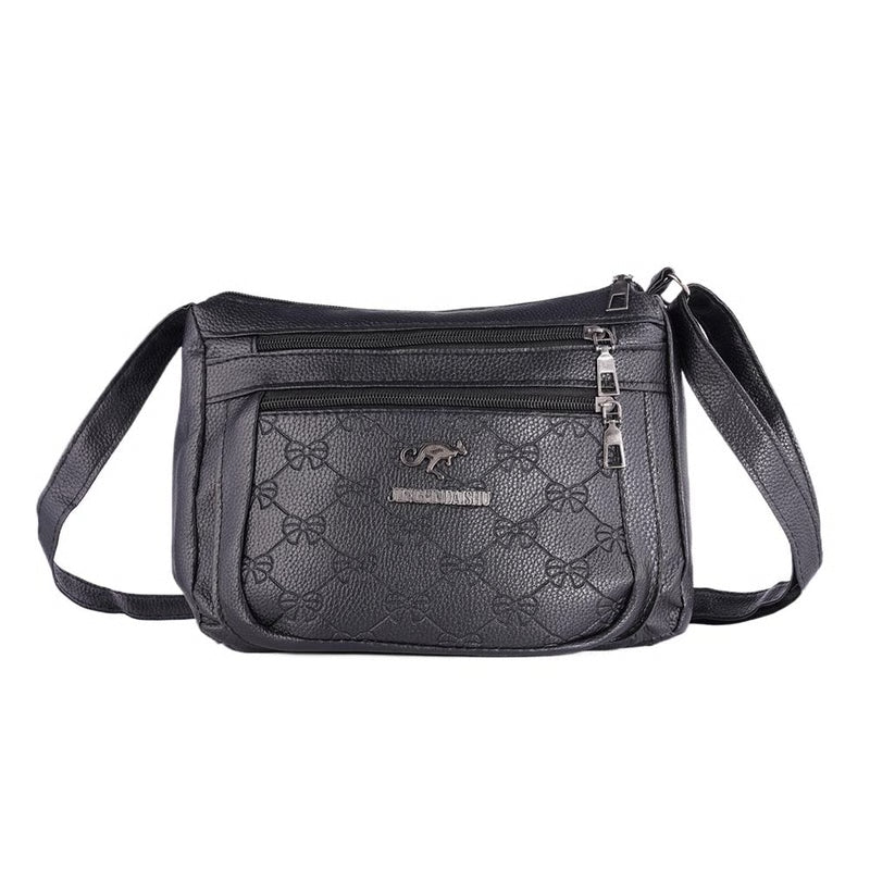 Large Capacity Women's Shoulder Bag, Multi-layer Fashionable Mother's Bag for Middle-aged Women