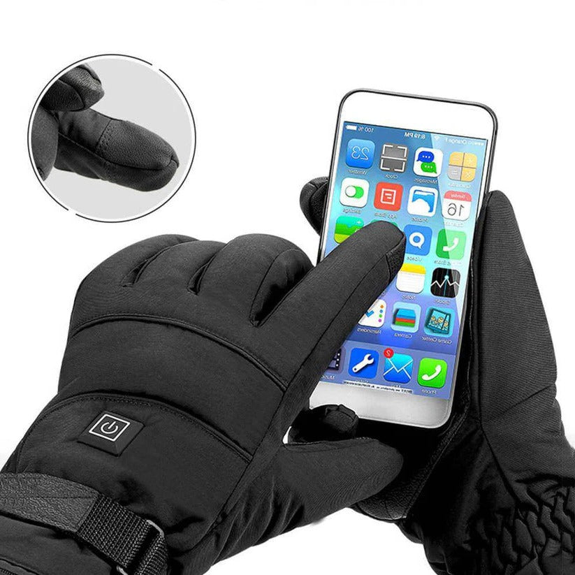 Heated Gloves for Cold Weather with 3 Heat Levels and Touchscreen Tips