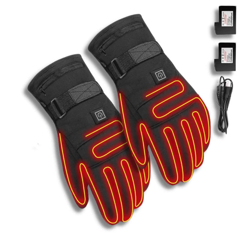 Heated Gloves for Cold Weather with 3 Heat Levels and Touchscreen Tips