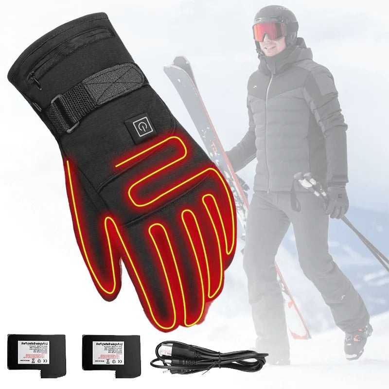 Heated Gloves for Cold Weather with 3 Heat Levels and Touchscreen Tips