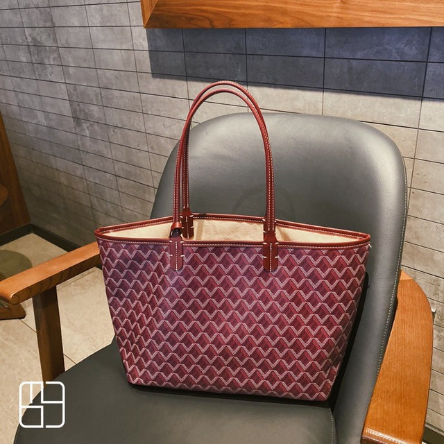 Structured Shoulder Bag with Adjustable Strap and Reinforced Base, Holds Tablet for Women