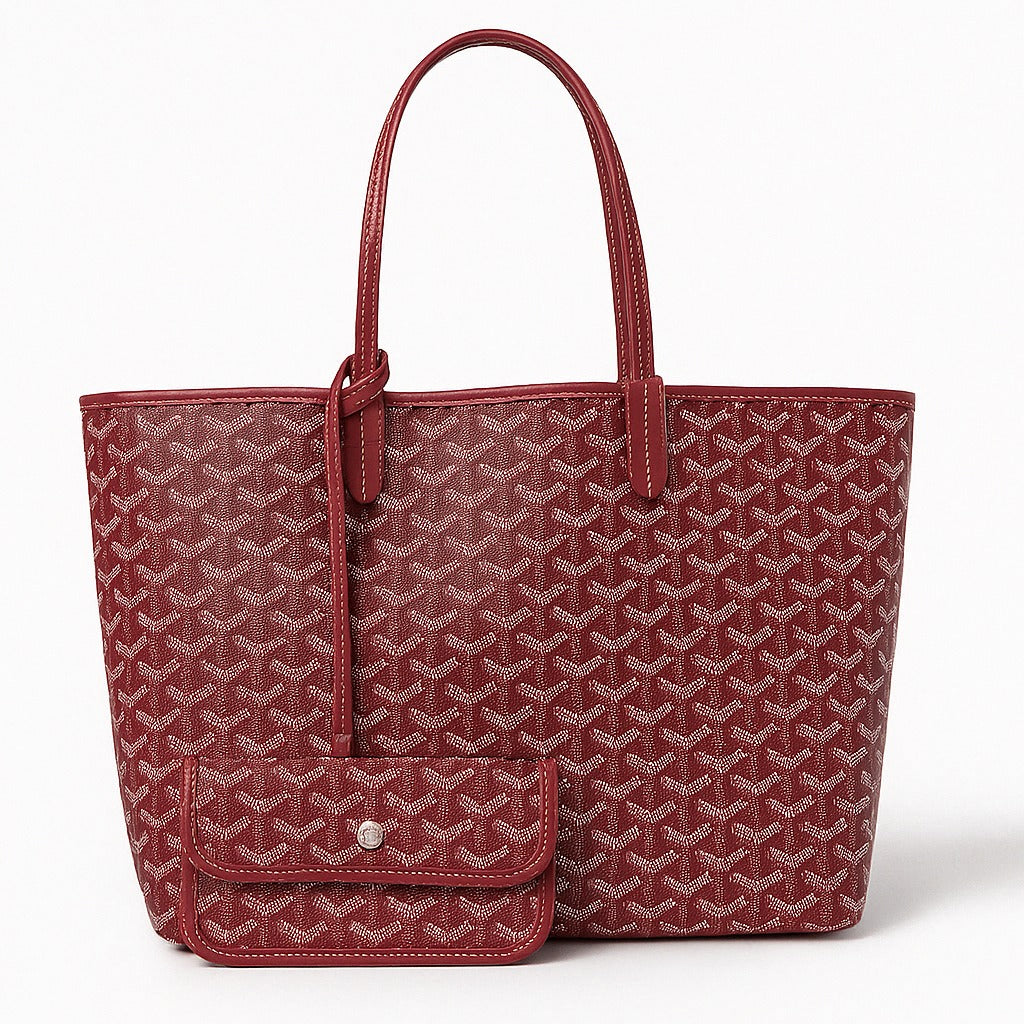 Women's Shoulder Bag with Structured Body and Removable Strap, Organized Interior