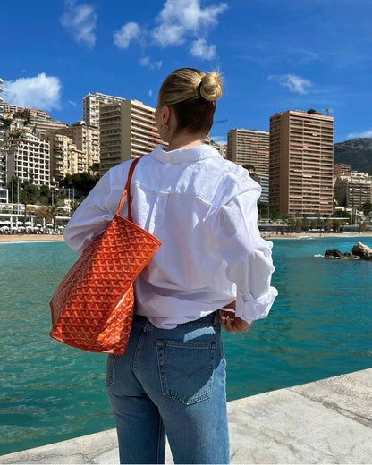 Women's Shoulder Bag with Structured Body and Removable Strap, Organized Interior