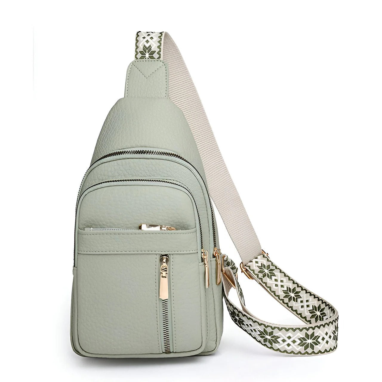 Anti Theft Sling Bag with Hidden Zip Pocket and Padded Phone Sleeve, Water Resistant Finish