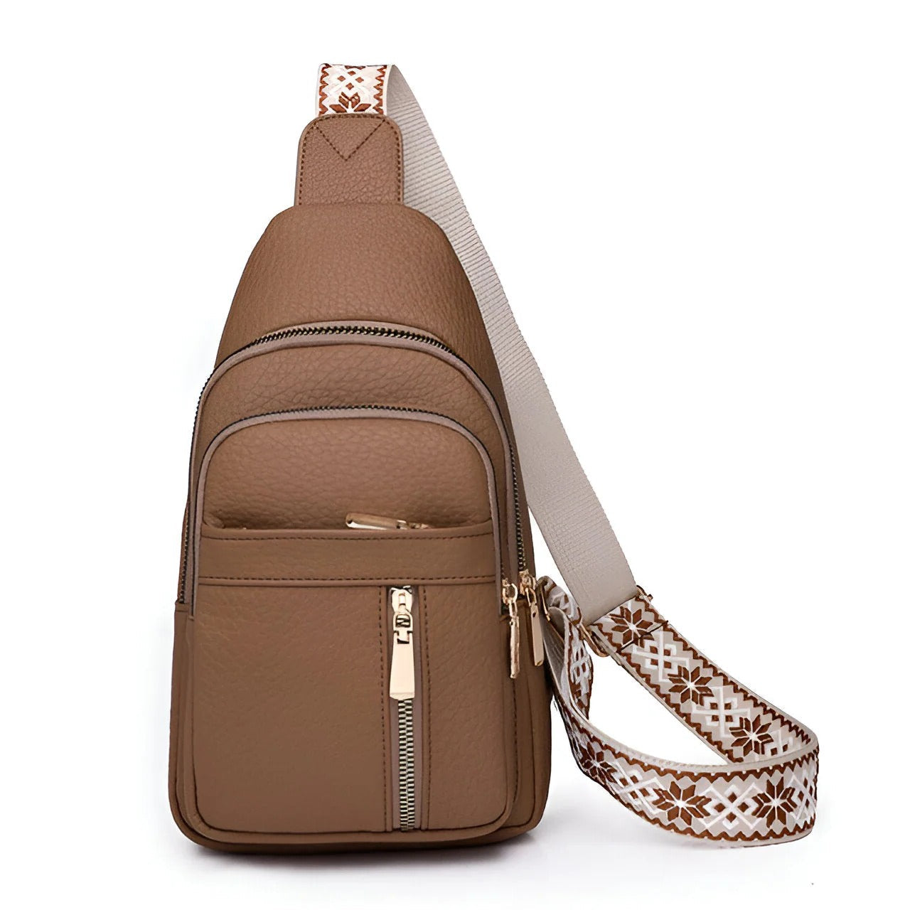 Anti Theft Sling Bag with Hidden Zip Pocket and Padded Phone Sleeve, Water Resistant Finish