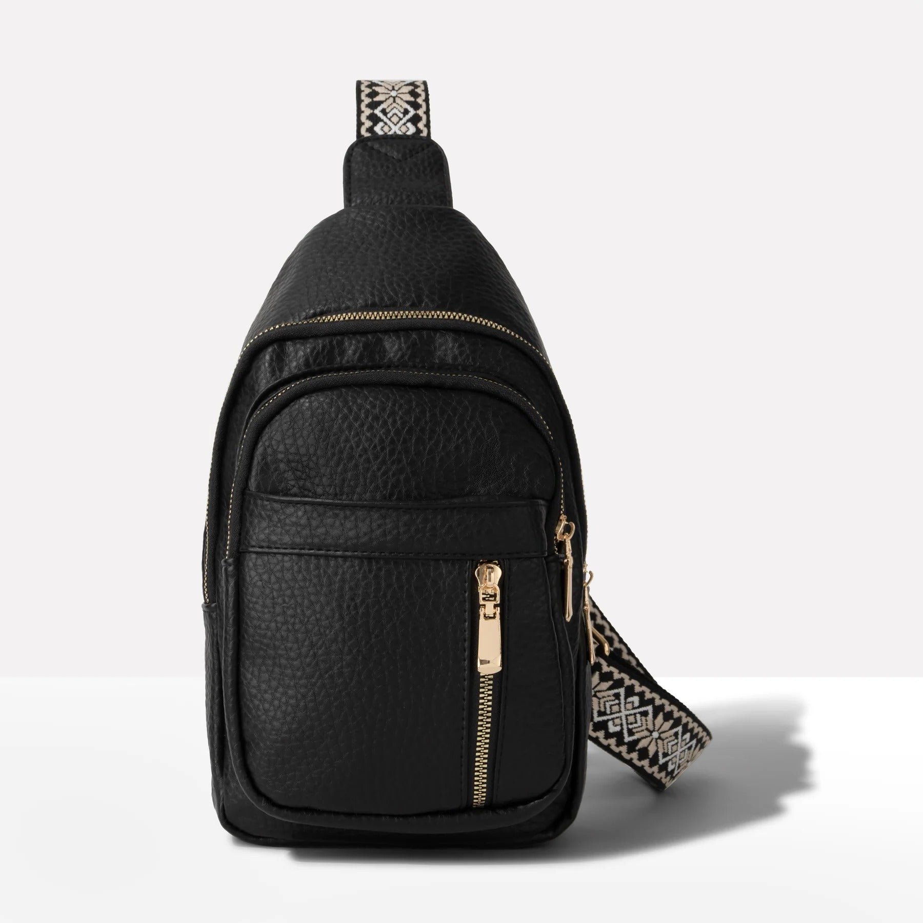 Anti Theft Sling Bag with Hidden Zip Pocket and Padded Phone Sleeve, Water Resistant Finish