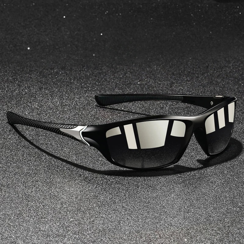 Polarized Sunglasses with UV400 Protection and Lightweight Frame, Soft Pouch Included