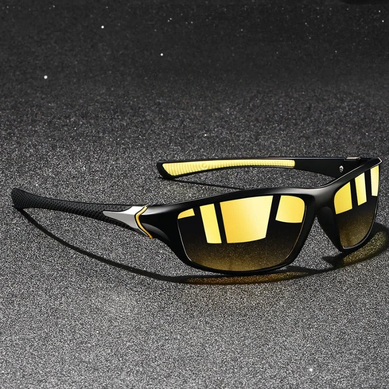 Polarized Sunglasses with UV400 Protection and Lightweight Frame, Soft Pouch Included