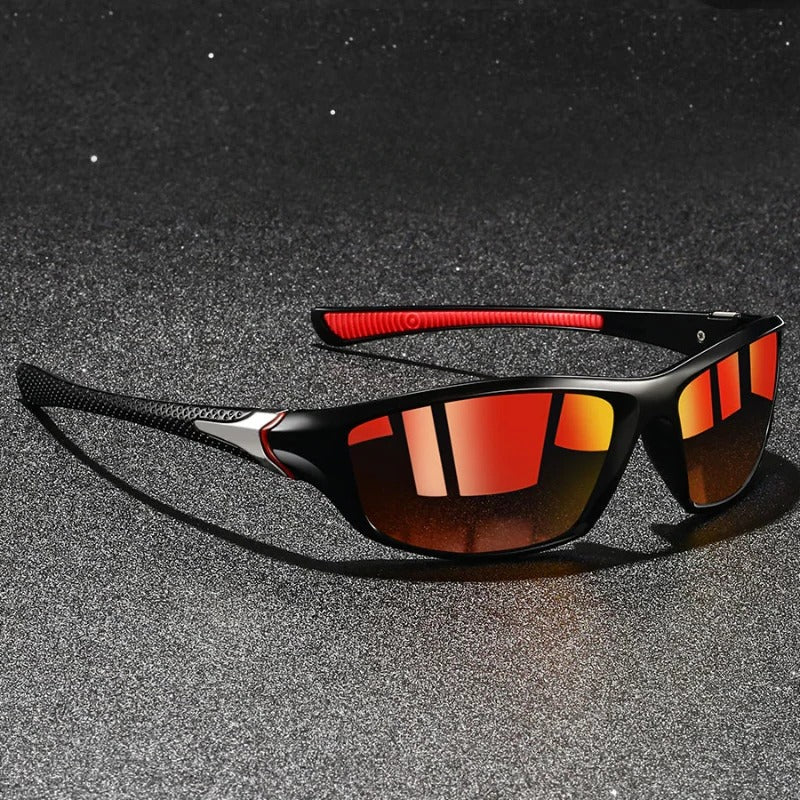Polarized Sunglasses with UV400 Protection and Lightweight Frame, Soft Pouch Included