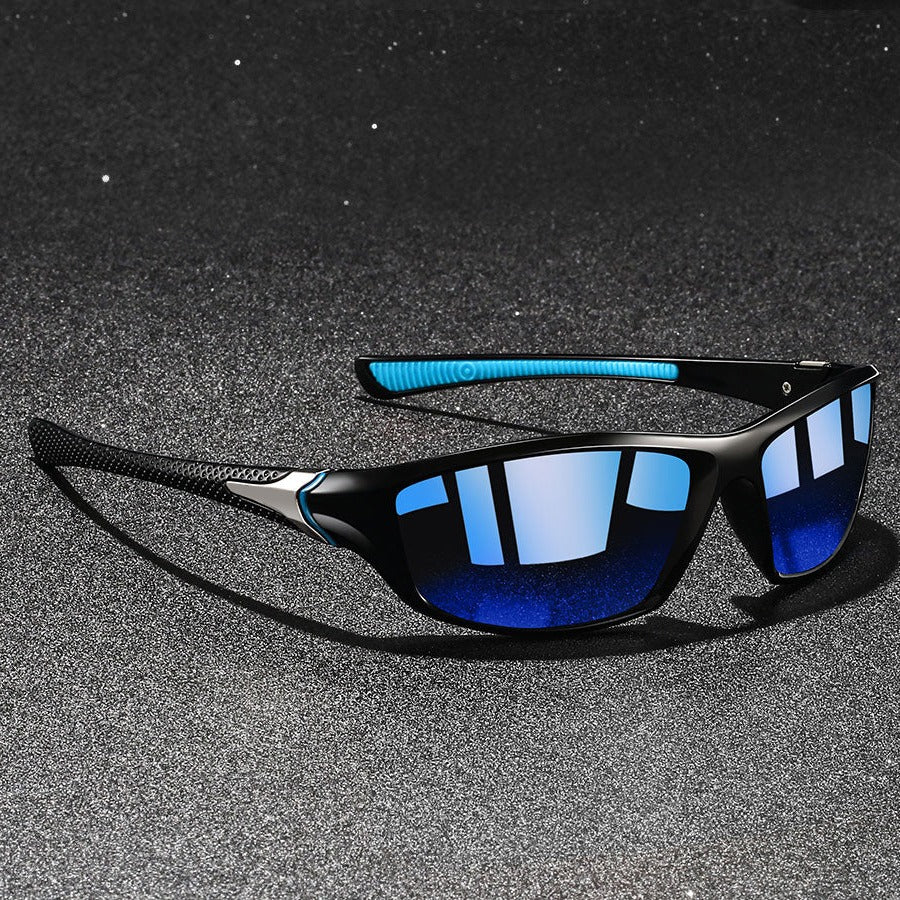 Polarized Sunglasses with UV400 Protection and Lightweight Frame, Soft Pouch Included