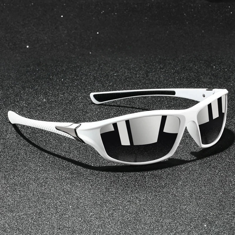 Polarized Sunglasses with UV400 Protection and Lightweight Frame, Soft Pouch Included