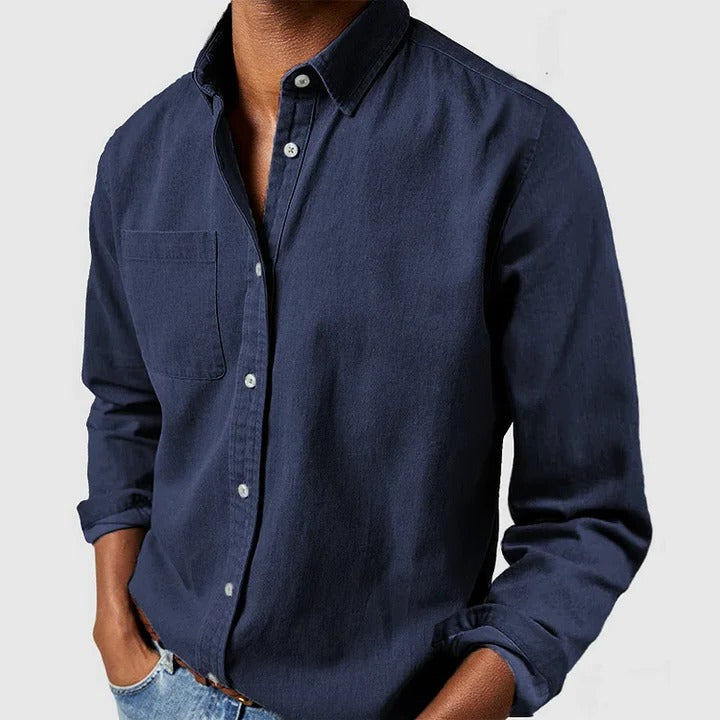 Relaxed Fit Long Sleeve Shirt