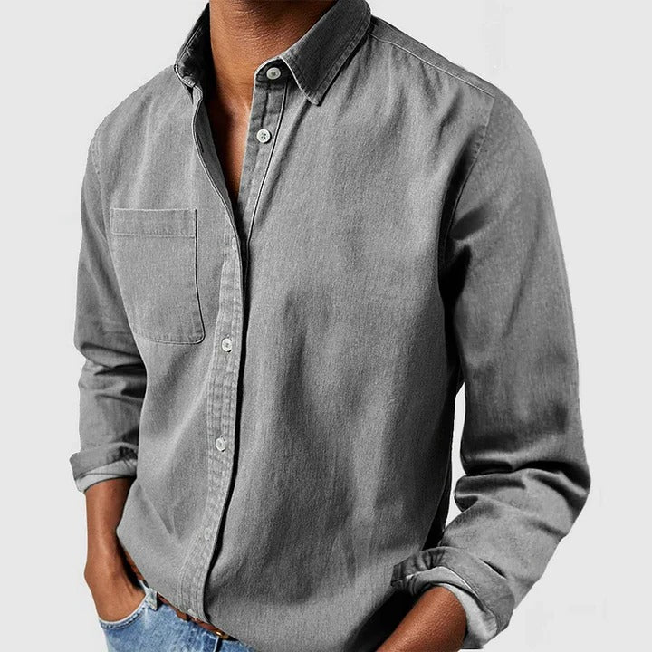 Relaxed Fit Long Sleeve Shirt