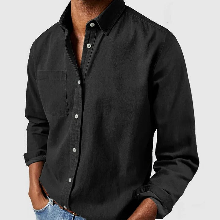 Relaxed Fit Long Sleeve Shirt
