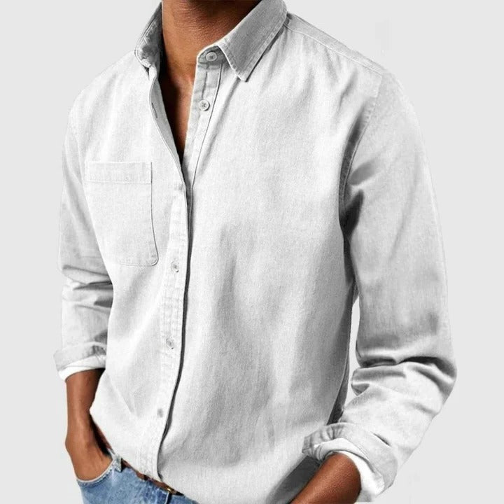 Relaxed Fit Long Sleeve Shirt