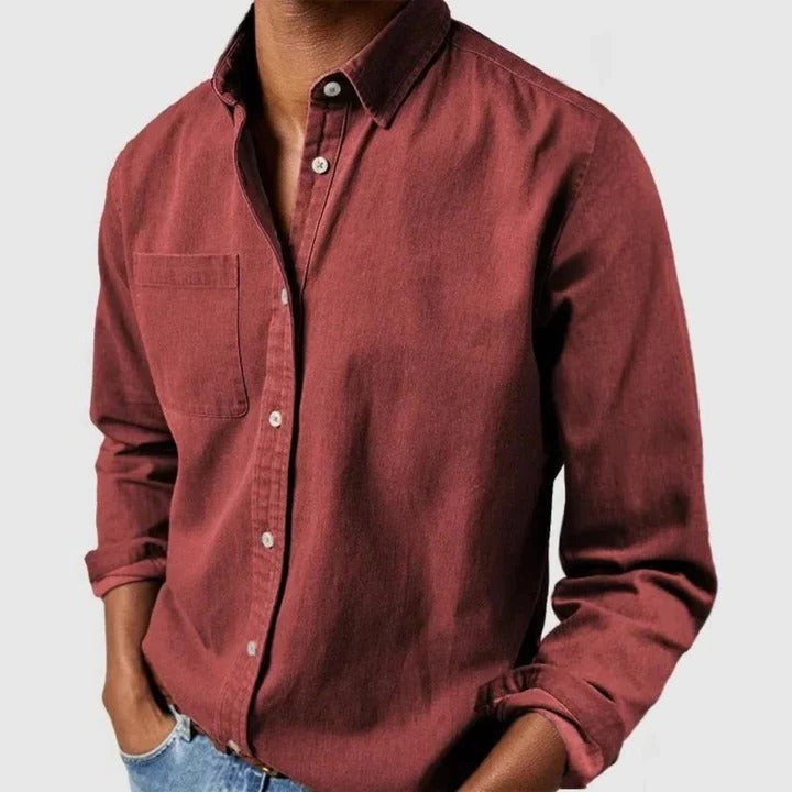 Relaxed Fit Long Sleeve Shirt