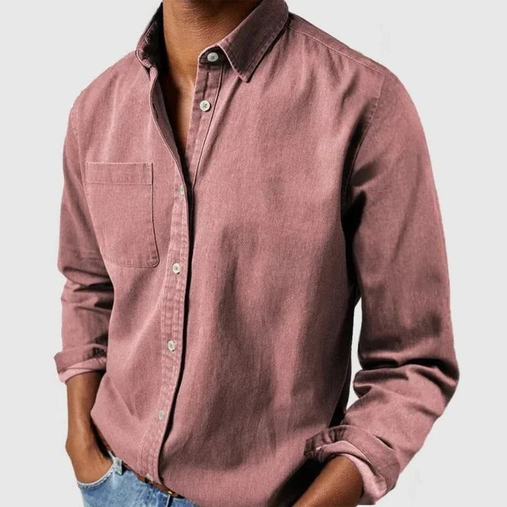 Relaxed Fit Long Sleeve Shirt