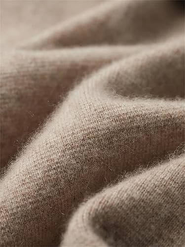 Cashmere Cardigan for Men with V Neck and Suit Style Collar, Anti-Pilling Wool Blend