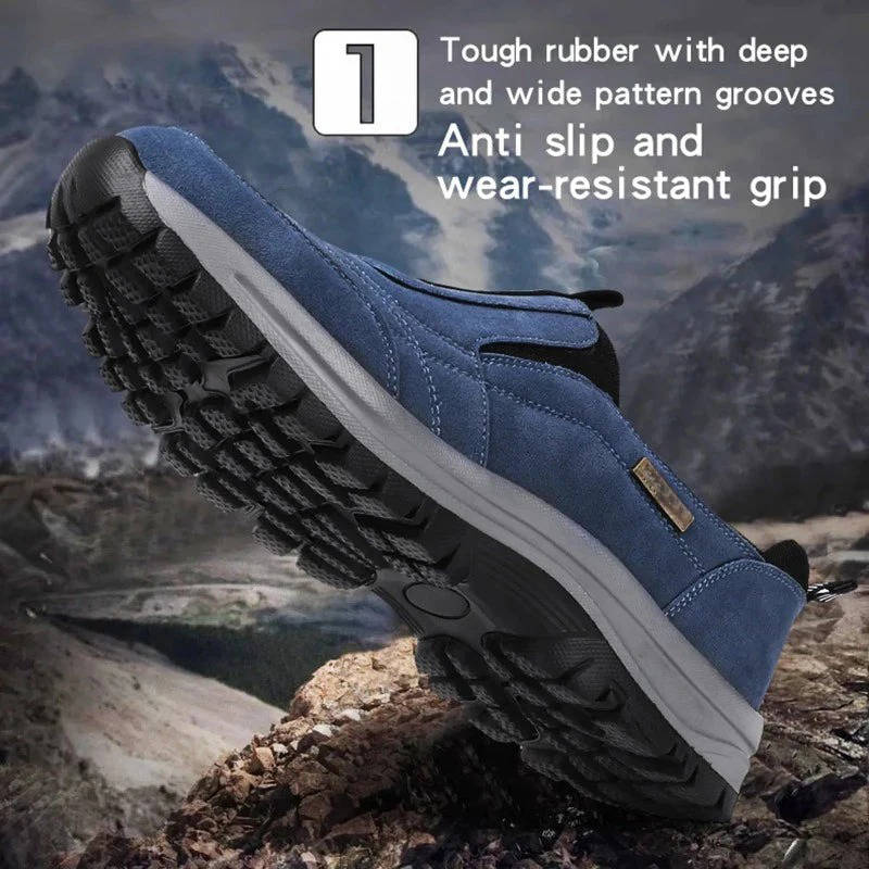 Women's Orthopedic Walking Shoes with Built-In Arch Support and Wide Toe Box, Slip-On