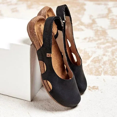 Orthopedic Sandals with Contoured Footbed and Adjustable Heel Strap