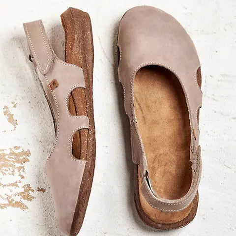 Orthopedic Sandals with Contoured Footbed and Adjustable Heel Strap