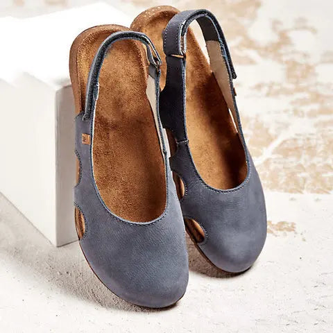 Orthopedic Sandals with Contoured Footbed and Adjustable Heel Strap