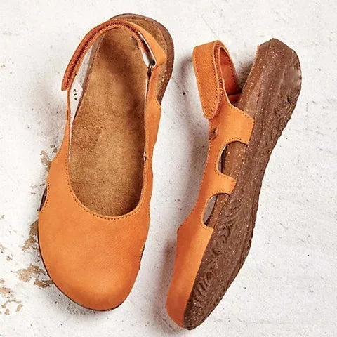 Orthopedic Sandals with Contoured Footbed and Adjustable Heel Strap