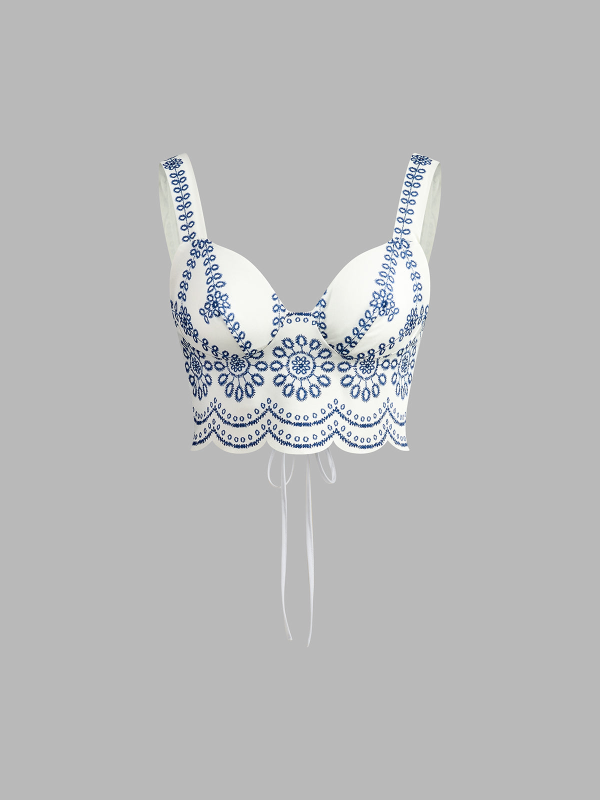 Sleeveless Printed Top with Tie Back and Lightweight Woven Fabric, Regular Fit